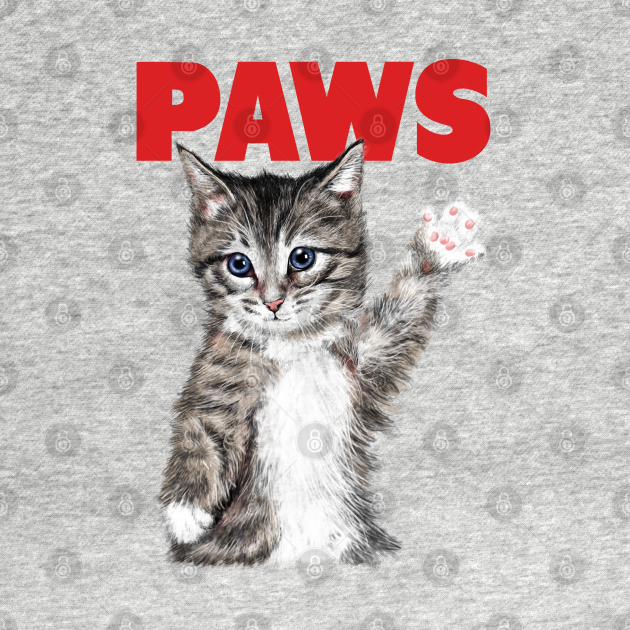 PAWS - Cat - T-Shirt | TeePublic